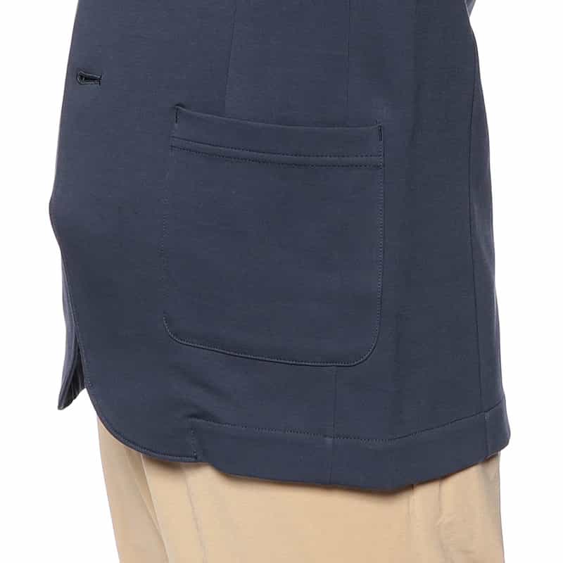 THREE DOTS コットン2Bジャケット NAVY