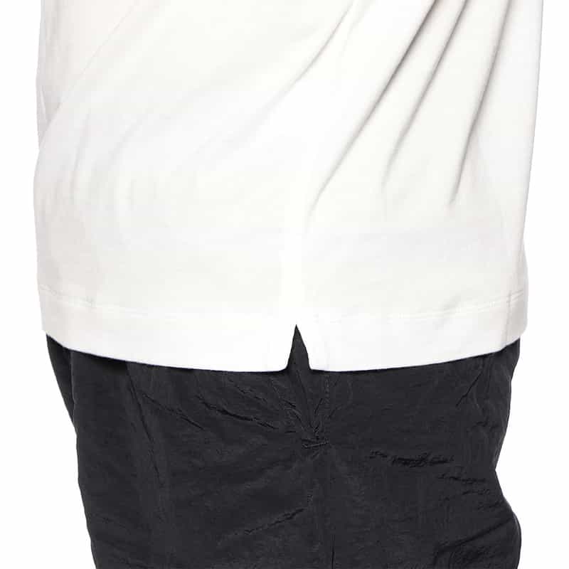 THREE DOTS ニューサンデッドジャージーモックネックTシャツ WHITE