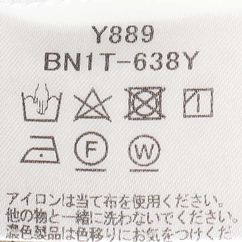 THREE DOTS ニューサンデッドジャージーモックネックTシャツ WHITE
