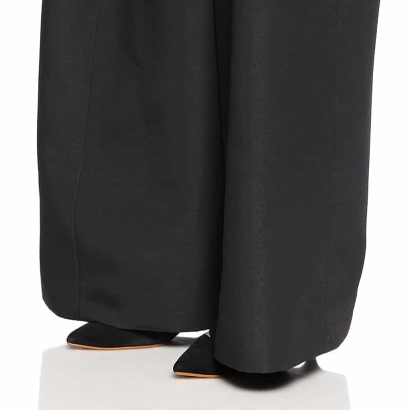 AKIKO OGAWA. 2WAY ツイルダブルクロスジャンプスーツ BLACK