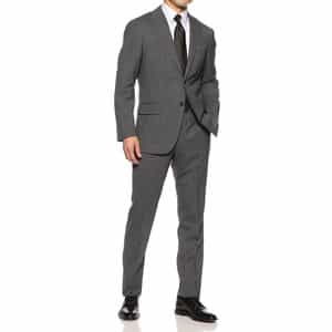 マイクロ千鳥柄スーツ "MADISON GOLD"