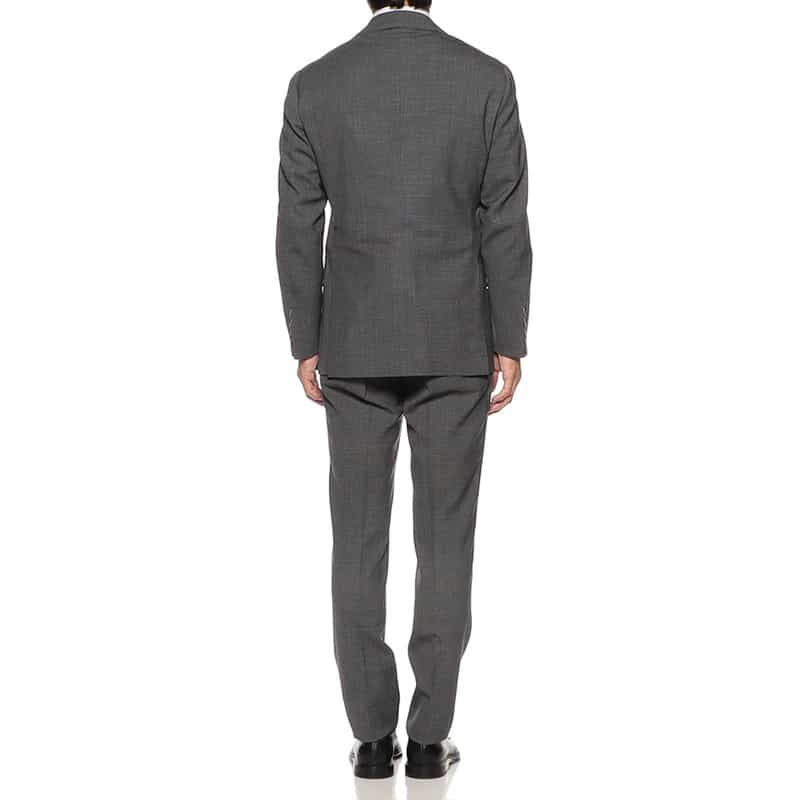 BARNEYS NEW YORK マイクロ千鳥柄スーツ "MADISON GOLD" DARK GRAY