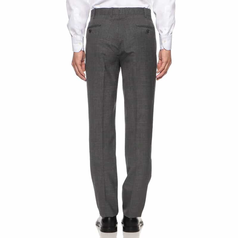 BARNEYS NEW YORK マイクロ千鳥柄スーツ "MADISON GOLD" DARK GRAY