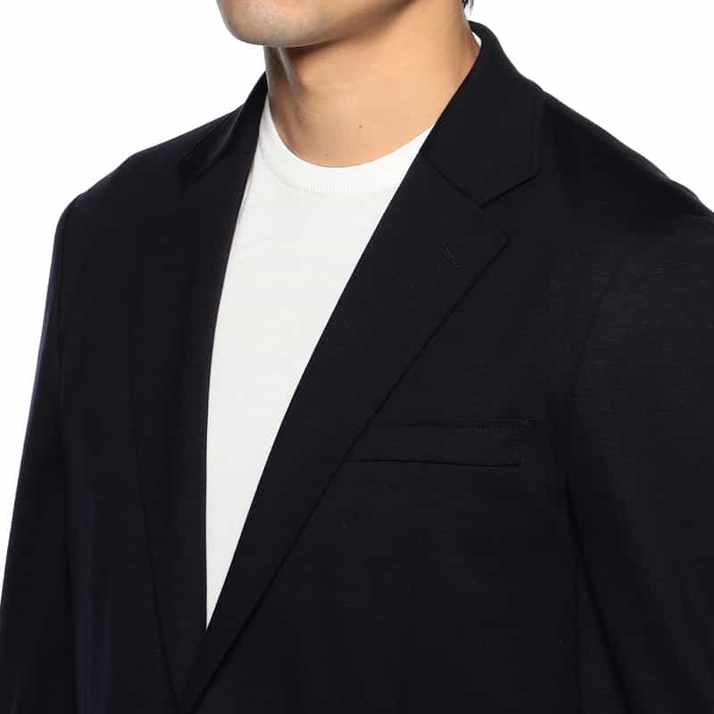 BARNEYS NEW YORK セットアップジャージージャケット （REDA社製生地使用） NAVY