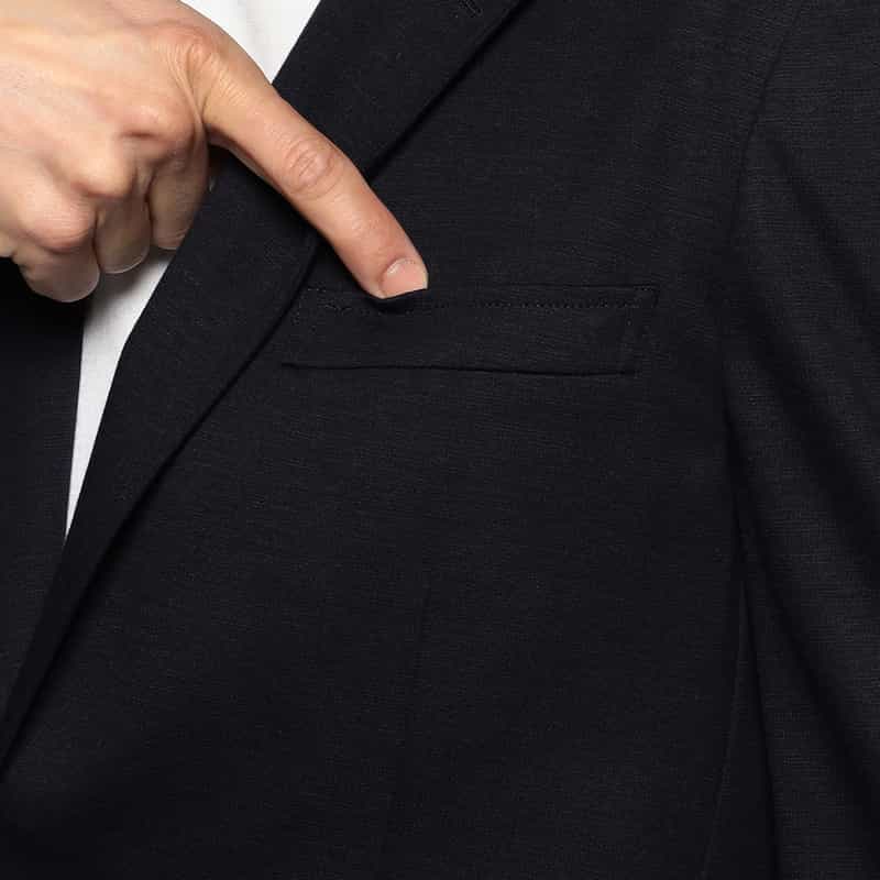 BARNEYS NEW YORK セットアップジャージージャケット （REDA社製生地使用） NAVY