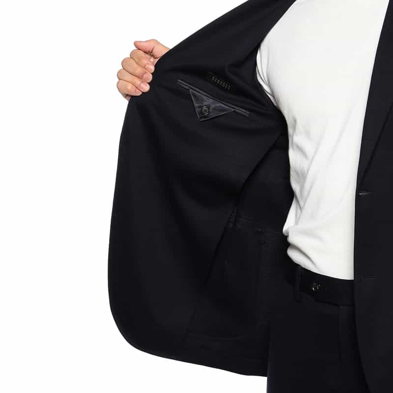 BARNEYS NEW YORK セットアップジャージージャケット （REDA社製生地使用） NAVY