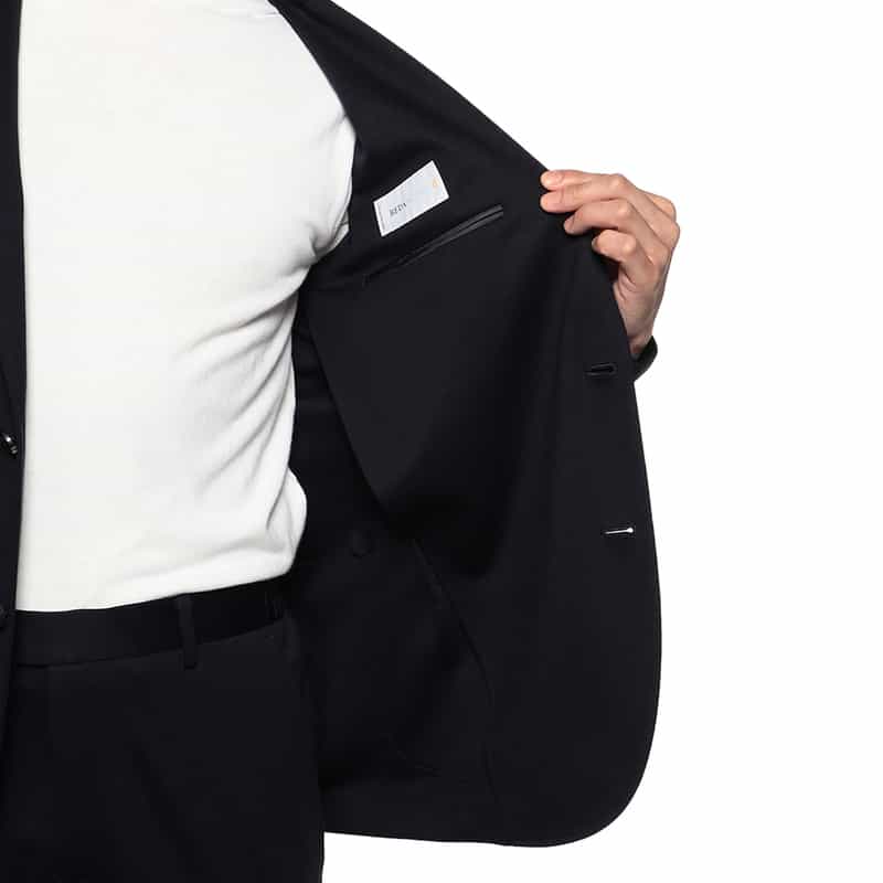 BARNEYS NEW YORK セットアップジャージージャケット （REDA社製生地使用） NAVY