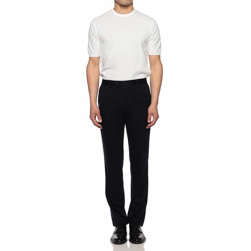 BARNEYS NEW YORK セットアップジャージーパンツ （REDA社製生地使用） NAVY