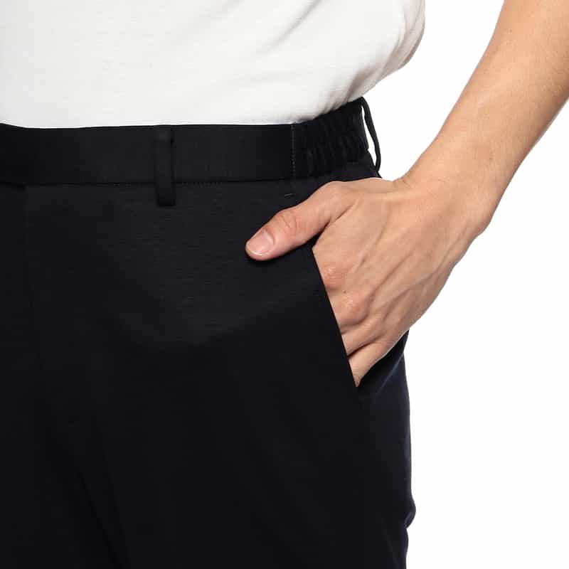 BARNEYS NEW YORK セットアップジャージーパンツ （REDA社製生地使用） NAVY