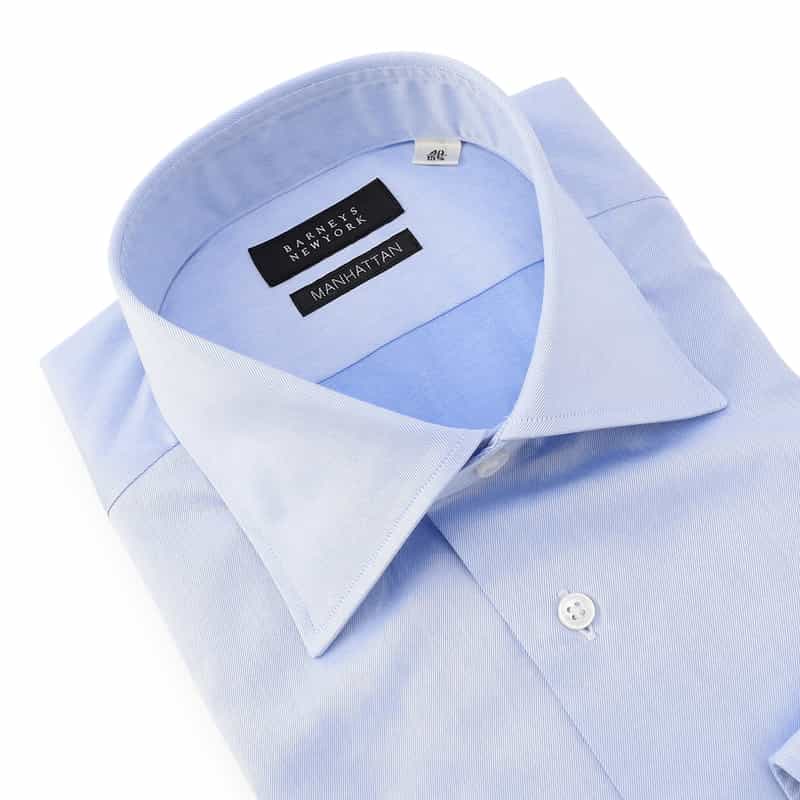 BARNEYS NEW YORK ドレスシャツ "MANHATTAN" LIGHT BLUE