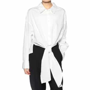 フロントデザイン ストライプシャツ