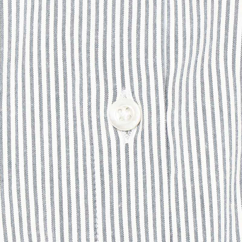 BAGUTTA フロントデザイン ストライプシャツ BLUE