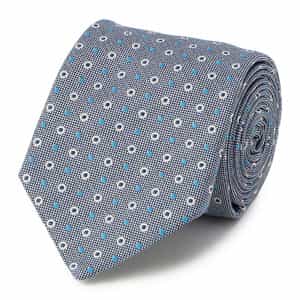 サークルダイヤ柄タイ