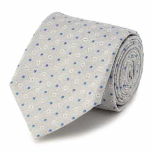 サークルダイヤ柄タイ