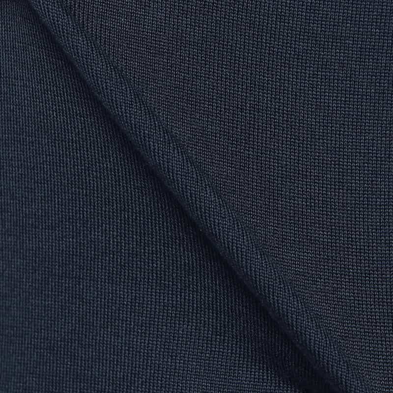 BARNEYS NEW YORK 海島綿ニットTシャツ NAVY