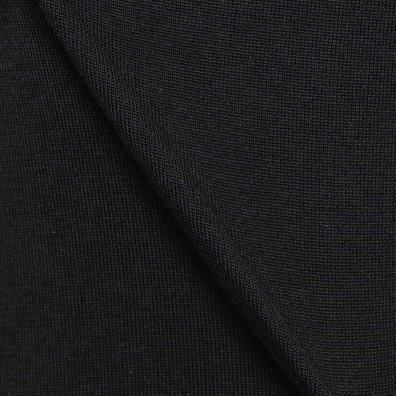 BARNEYS NEW YORK 海島綿ニットTシャツ BLACK
