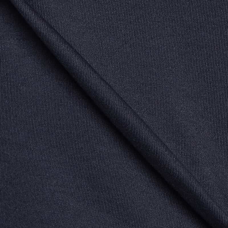 BARNEYS NEW YORK プラチナフェイスコットンスロープネックカットソー NAVY