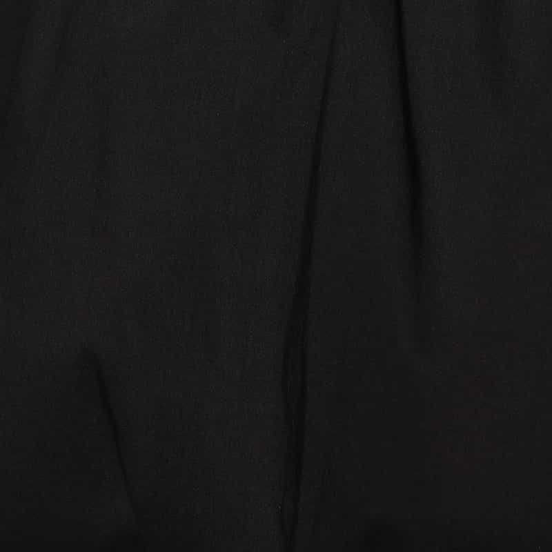 DEVOTION TWINS ノースリーブ ギャザーヘムブラウス BLACK