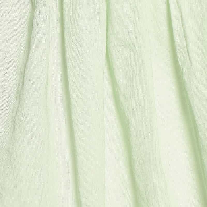 DEVOTION TWINS シアー素材 ノースリーブブラウス LIGHT GREEN