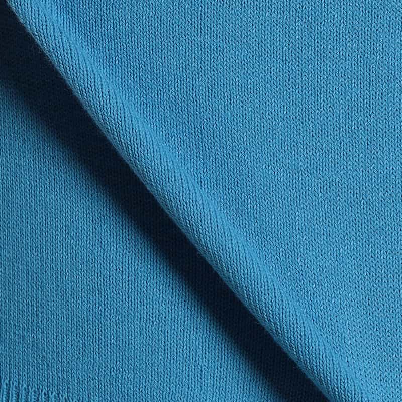 BARNEYS NEW YORK クルーネックコットンニットプルオーバー BLUE