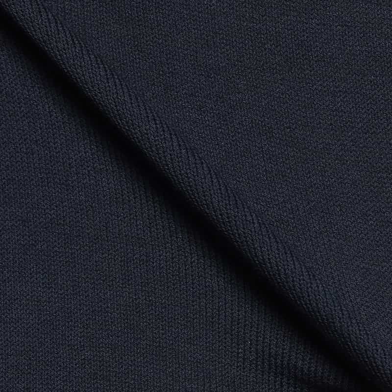 BARNEYS NEW YORK クルーネックコットンニットプルオーバー NAVY