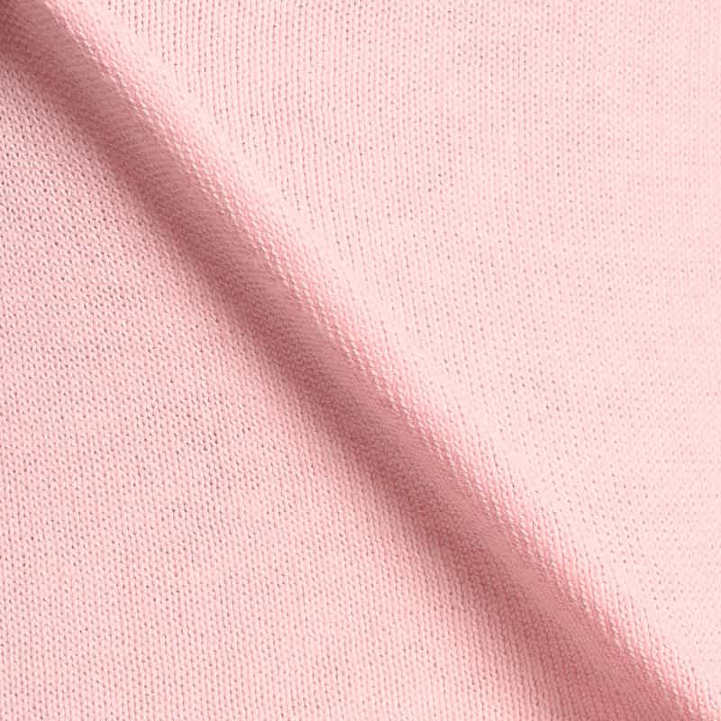 BARNEYS NEW YORK クルーネックコットンニットプルオーバー PINK