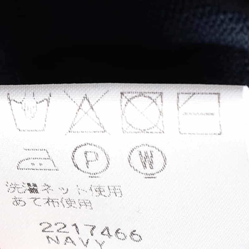 BARNEYS NEW YORK ガーメントダイ半袖ニットソー NAVY