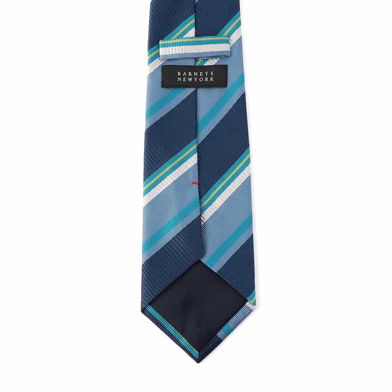 BARNEYS NEW YORK ストライプ柄タイ LIGHT BLUE