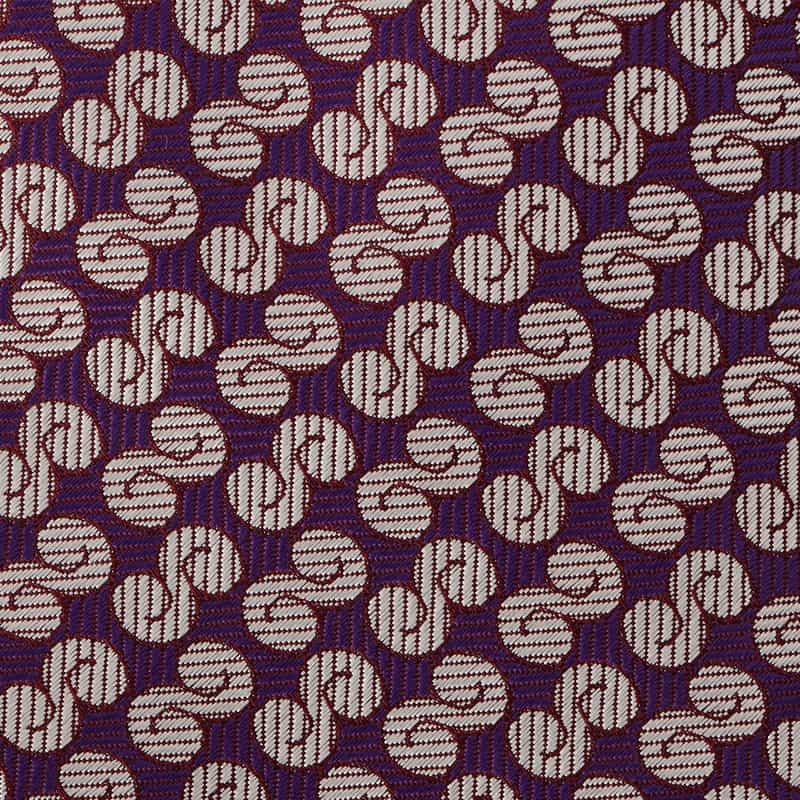 BARNEYS NEW YORK 小紋柄タイ PURPLE