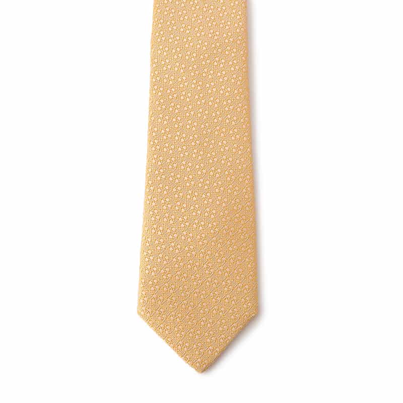 BARNEYS NEW YORK 小紋柄タイ YELLOW