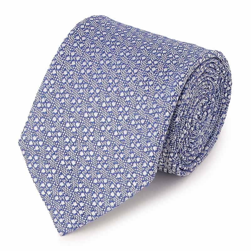 BARNEYS NEW YORK 小紋柄タイ BLUE