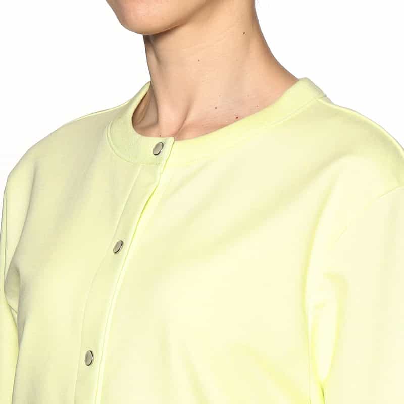 SYNE TOKYO シン トウキョウ×翁安芸氏 コラボレート 限定クルーネックカーディガン LT YELLOW