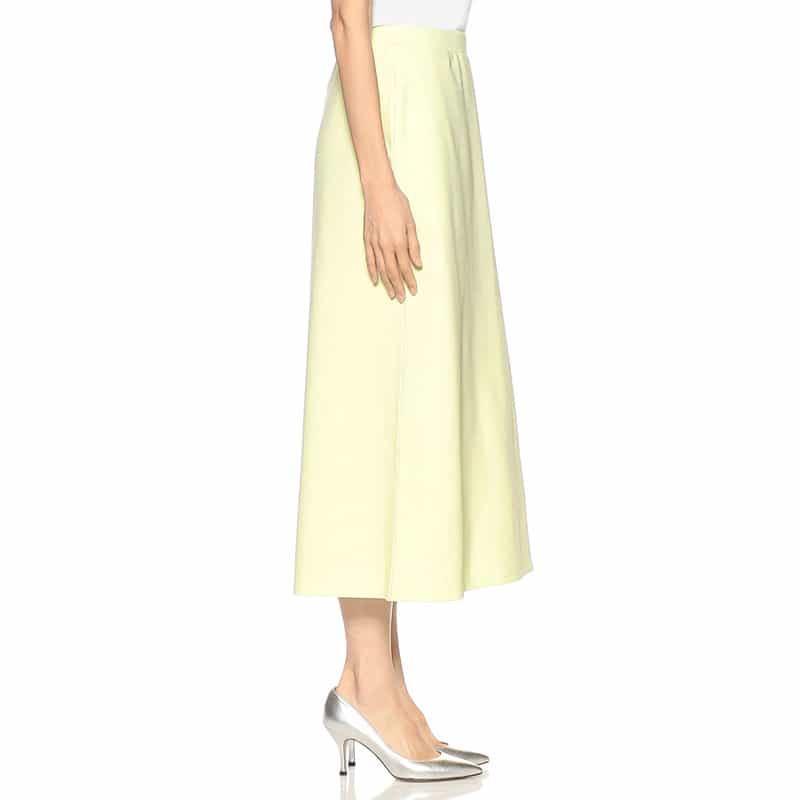 SYNE TOKYO シン トウキョウ×翁安芸氏 コラボレート 限定フレアスカート LT YELLOW