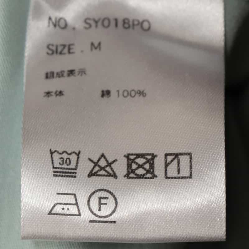 SYNE TOKYO シン トウキョウ×翁安芸氏 コラボレート 限定フリルヘムプルオーバー LT GREEN