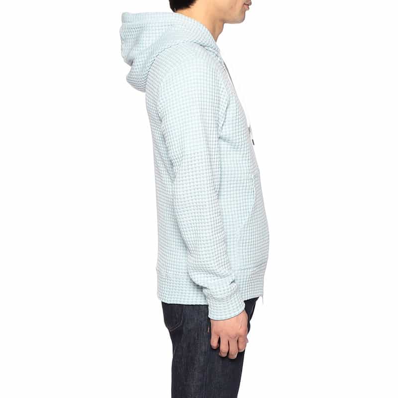 SEA GREEN SEA GREEN<シーグリーン>バーニーズ ニューヨーク限定オニワッフルパーカー LIGHT BLUE