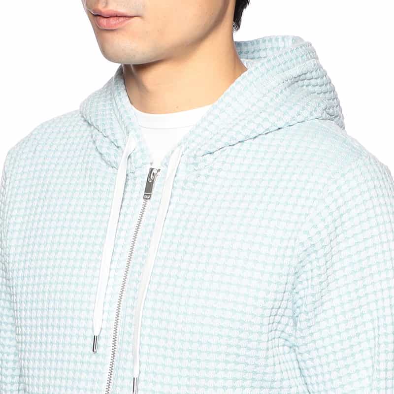 SEA GREEN SEA GREEN<シーグリーン>バーニーズ ニューヨーク限定オニワッフルパーカー LIGHT BLUE