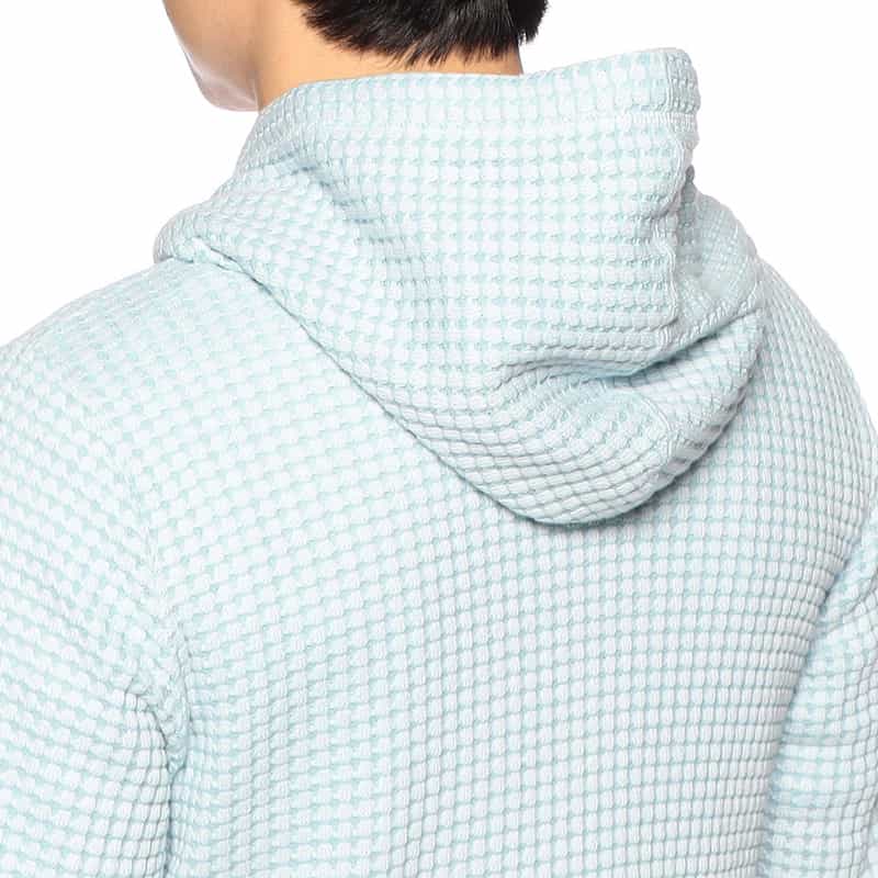 SEA GREEN SEA GREEN<シーグリーン>バーニーズ ニューヨーク限定オニワッフルパーカー LIGHT BLUE