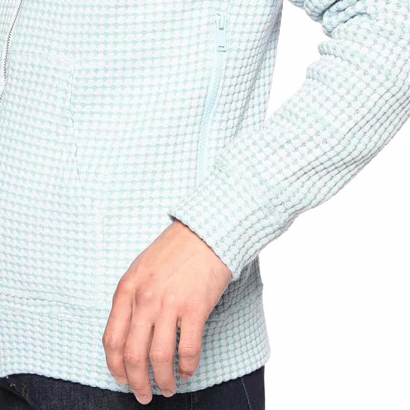 SEA GREEN SEA GREEN<シーグリーン>バーニーズ ニューヨーク限定オニワッフルパーカー LIGHT BLUE