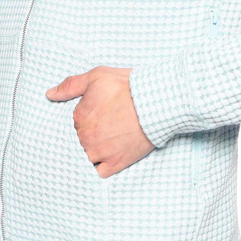 SEA GREEN SEA GREEN<シーグリーン>バーニーズ ニューヨーク限定オニワッフルパーカー LIGHT BLUE