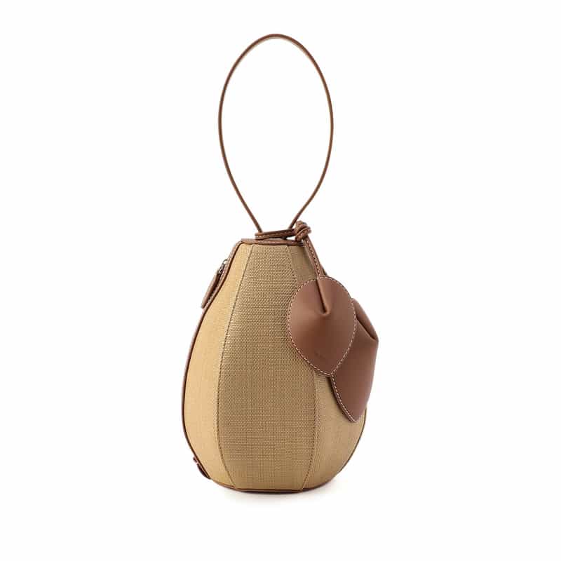 VASIC "OLIVA" バケットバッグ BROWN