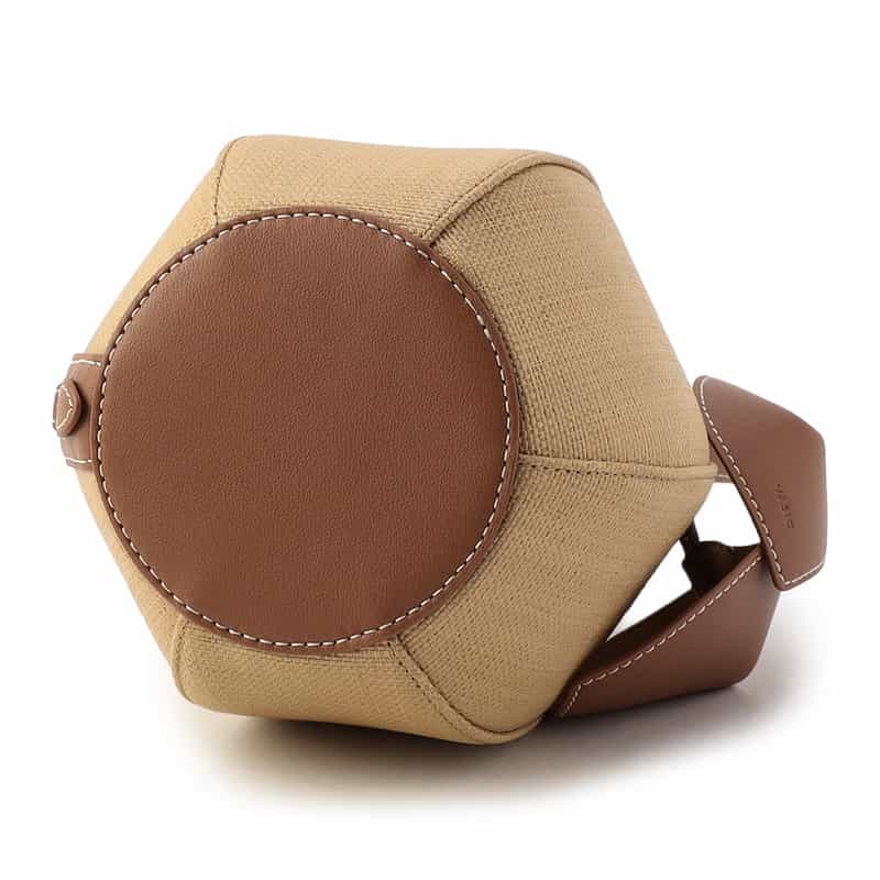 VASIC "OLIVA" バケットバッグ BROWN