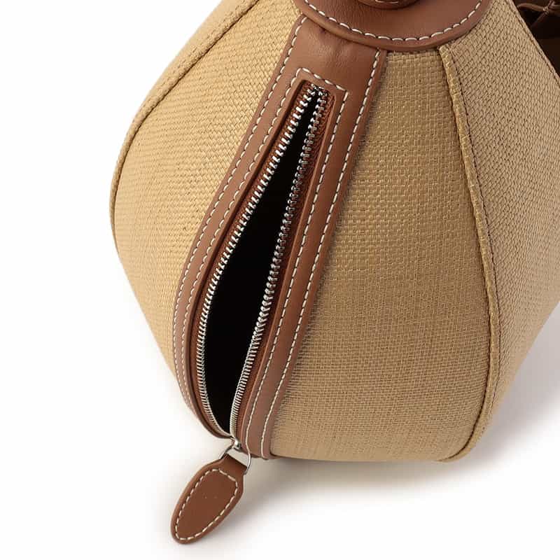 VASIC "OLIVA" バケットバッグ BROWN