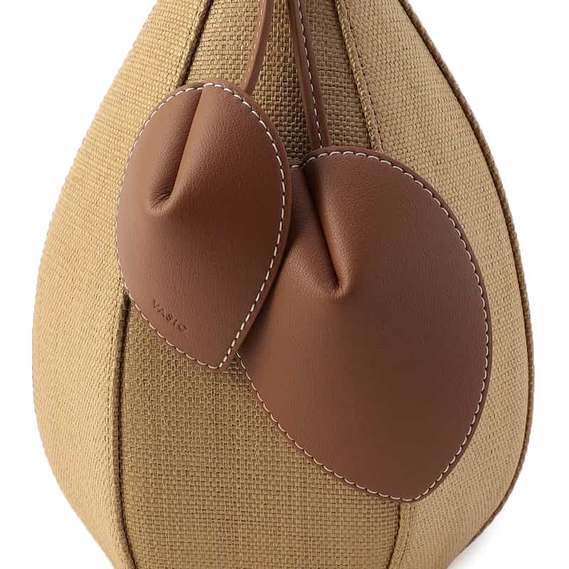 VASIC "OLIVA" バケットバッグ BROWN