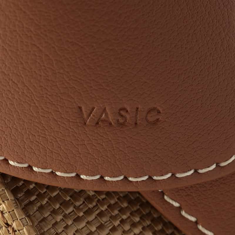 VASIC "OLIVA" バケットバッグ BROWN
