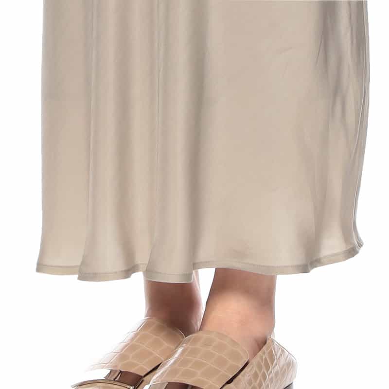 BARNEYS NEW YORK マーメイドスカート GRAY BEIGE