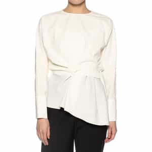 ウォッシャブル アシンメトリーブラウス