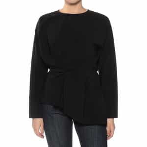 ウォッシャブル アシンメトリーブラウス