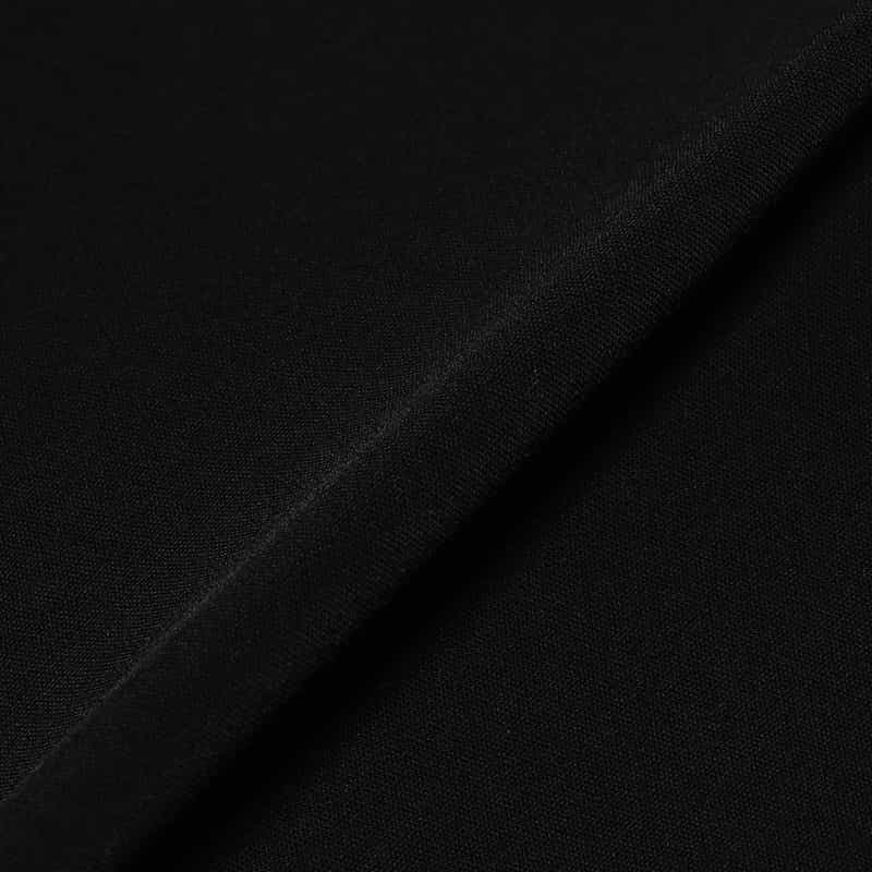 BARNEYS NEW YORK ウォッシャブル アシンメトリーブラウス BLACK