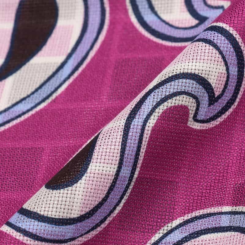 SEAWARD&STEARN リバーシブルポケットチーフ PINK