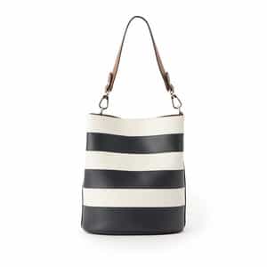 ボーダー ワンハンドルトートバッグ